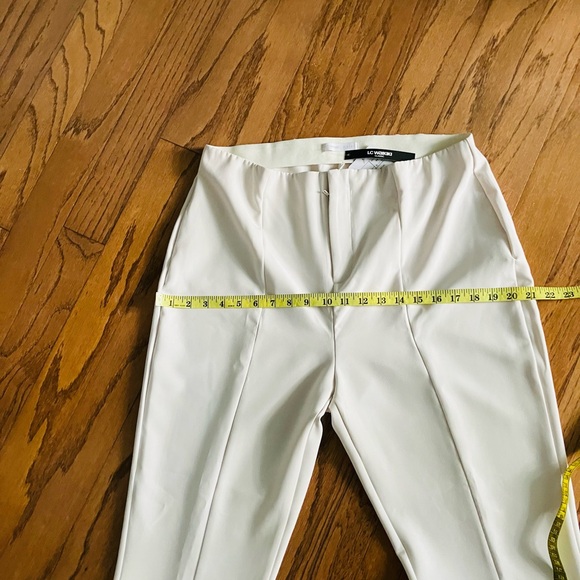 NWT LC Waikiki women’s white modern pants with front split Euro size 44, US 14 - Picture 6 of 16